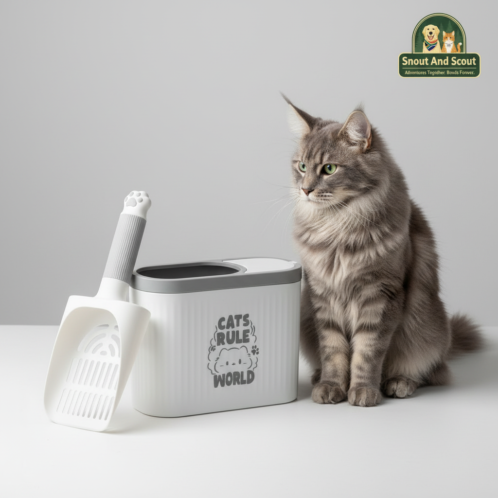 Cat Scoop Hero Grey Maine Coon