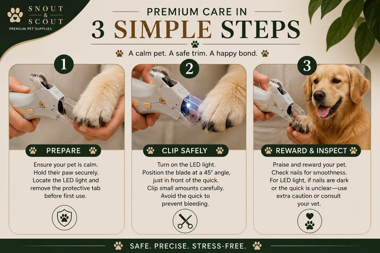 LED Pet Nail Clipper