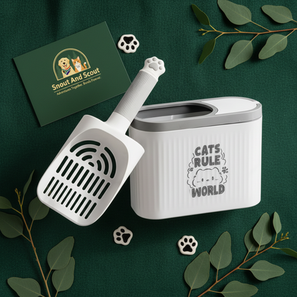 Cat Scoop Flat Lay