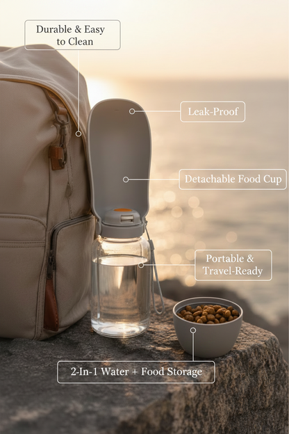 Snout & Scout™ TrailSip Portable Dog Water Bottle