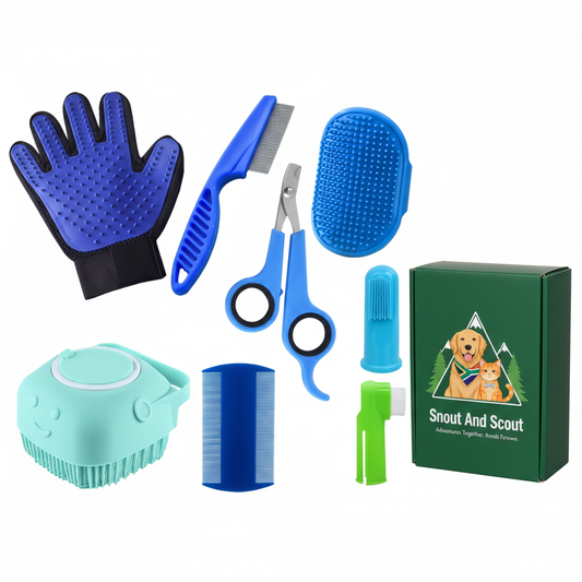Snout And Scout - Grooming Set Packaging